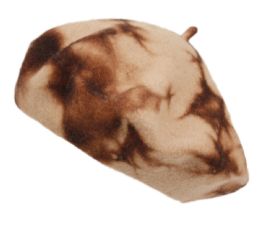 6 Bulk French Multi Color Wool Beret Hats Ww004-Mix Mix Khaki