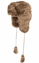 12 Bulk Winter Faux Fur Trooper Hats Assorted