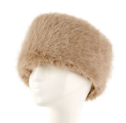 12 Bulk Winter Soft Fur Headband Assorted