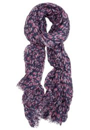12 Bulk Leopard Print Scarf Assorted