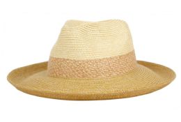 6 Bulk Up Brim Straw Fedora Hats