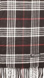 12 Bulk Plaid Soft Warm Scarf A