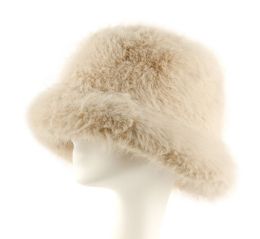 12 Bulk Winter Faux Fur Hats W/quilted Satin Lining Assorted