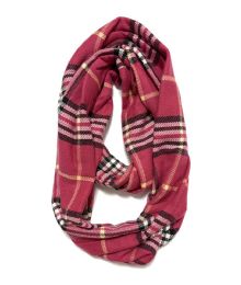 12 Bulk Plaid Neck Warmer Loop Infinity Scarves Sc1799 A Assorted