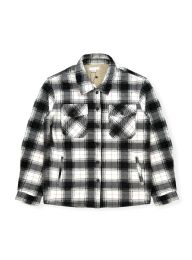 12 Bulk Ladies Plush Shirt Jacket With Sherpa Lining In Black Assorted Sizes S-xl