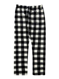 24 Bulk Mens Micro Polar Lounge Pants In White Assorted Sizes S-xl