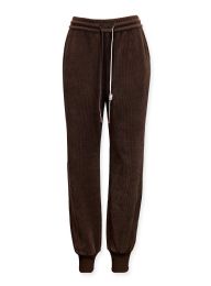 24 Bulk Ladies Flare Pants Assorted Sizes S/m And L/xl In Brown