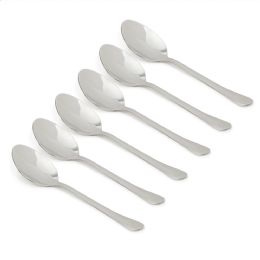 24 Bulk 6 Piece Stainless Steel Carnegie Dinner Spoon Set