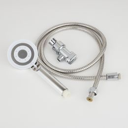 12 Bulk 3-Function Push Button Shadow Massager, Chrome