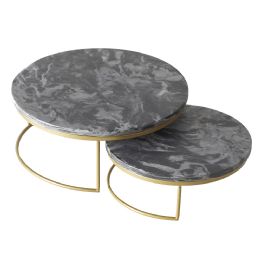4 Bulk Sophia Grace Marble 2 Piece Table Risers, Grey