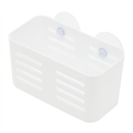 24 Bulk Serenity Wide Bath Caddy With Suction, White