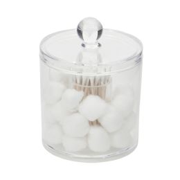 12 Bulk Cotton Ball Organizer With Cotton Balls And Cotton Swabs