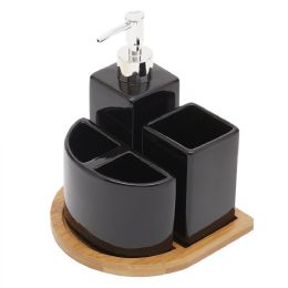 12 Bulk Scandinavian 4 Piece Bath Accessory Set