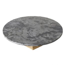 4 Bulk Sophia Grace Round Marble Table Riser, Black
