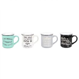36 Bulk Java Script 17 Oz. Bone China Mug