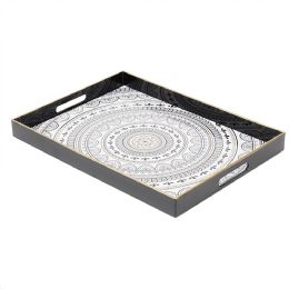 6 Bulk 13" X 17" Medallion Serving Tray
