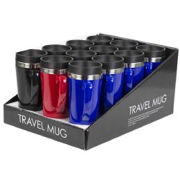 12 Bulk Stainless Steel Travel Mug With Handle