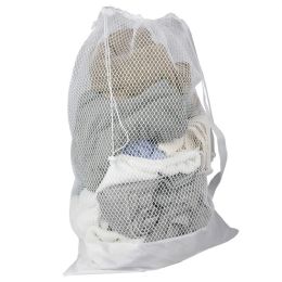 24 Bulk Mesh Laundry Bag With Handle