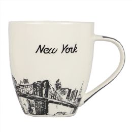 2 Bulk Cities 17 Oz. Bone China Mug