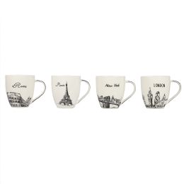 24 Bulk Cities 17 Oz. Bone China Mug