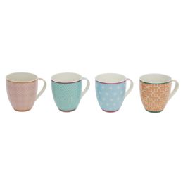 24 Bulk Geometric Ceramic Mug, Assorted Colors