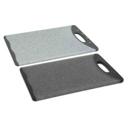 24 Bulk Double Sided 8-inch X 11.5-inch Granite Plastic Cutting Board