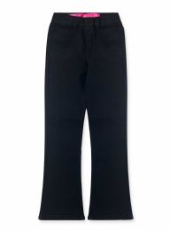 24 Bulk Girls Flare Jeans Assorted Sizes 7-14 In Black
