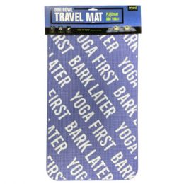 12 Bulk Mod Dog 21"x14.5" Purple Yoga Matt Designed Feeding Mat