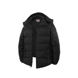 12 Bulk Mens Fashion Padded Puffer Jacket Assorted Sizes M-2xl Black