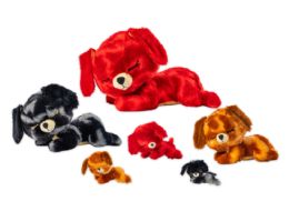 144 Bulk Sleepy Dog 7 Inches Plush Toy