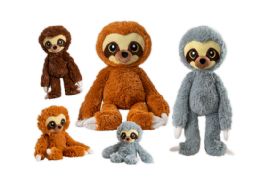 144 Bulk Slider The Sloth 10 Inches Plush Toy