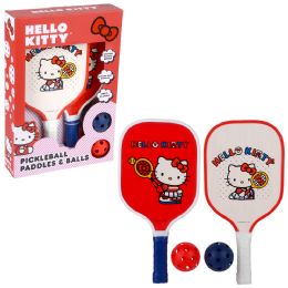 8 Bulk Hello Kitty Pickleball Set