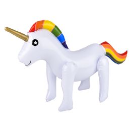 72 Bulk Inflatable Unicorn 22-inch 72/18