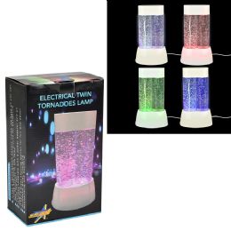 12 Bulk Twin Motion Led Tornado Lamp 10" 12/36