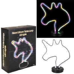 8 Bulk Led Neon Table Lamp - Unicorn 11.5" 8/11