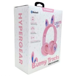 6 Bulk Hypergear Pink Bluetooth Bunny Headset