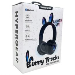 6 Bulk Hypergear Black Bluetooth Bunny Headset