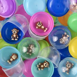 250 Bulk 1" Mini Monkey Figurines In 2" Capsule 250ct
