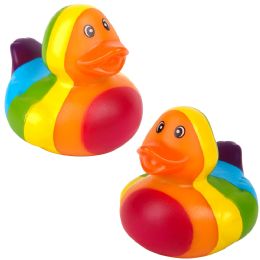 576 Bulk 2" Rainbow Stripe Ducky