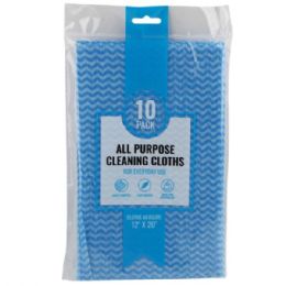 24 Bulk 10 Pack All Purpose Cleaning Cloths Reusable And Durable Wipe Towels