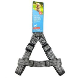 12 Bulk Vibrant Life  Grey Large Padded Pet Harness