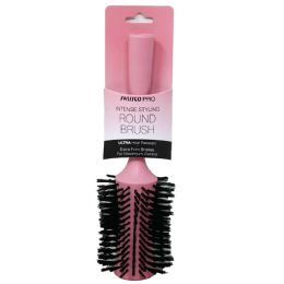 48 Bulk Large Pink Round Brush Swissco