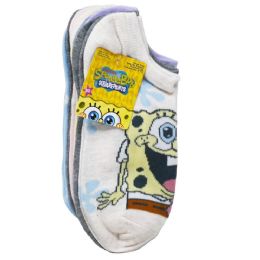 60 Bulk 9pk Spongebob What The Bubbles Ns Socks Size 9-11