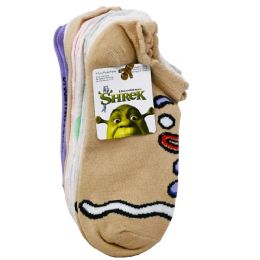 60 Bulk 9pk Shrek All Gingy Ns Socks Size 9-11