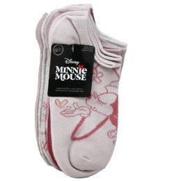 60 Bulk 9pk Oh Minnie Mouse Ns Socks Size 9-11