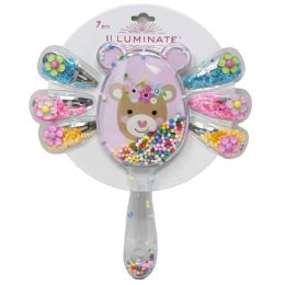 72 Bulk 7pc Hair Brush Set Lav