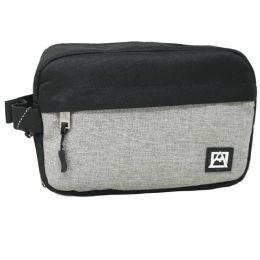 30 Bulk Lrg Black/gray Men Toiletry Bag Avalanche