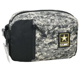 16 Bulk Camo/blk Toiletry Bag Us Army