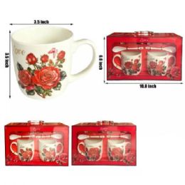 24 Bulk 2pc Valentines Mug Gift Set