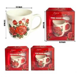 24 Bulk Valentines Mug Gift Set 3.5 Inch